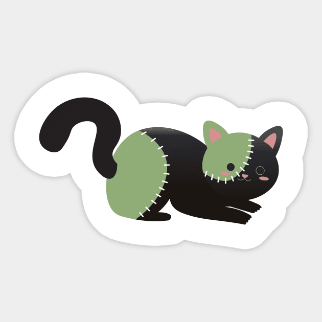 Spooky Cats Sticker by Raafeya's Crafts